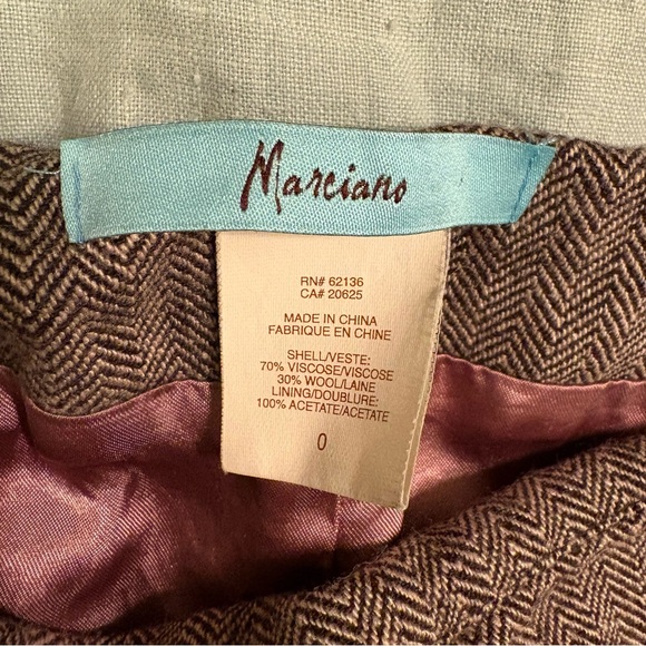 Marciano High-Low Brown Ruffle Skirt - Picture 5 of 14